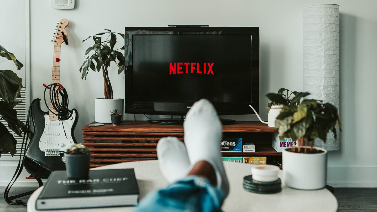 netflix on screen